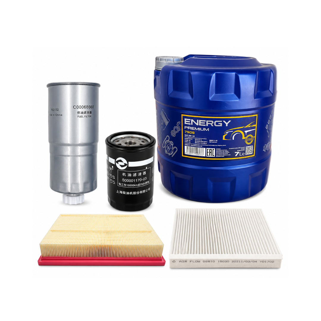 Kit Mantención Maxus T60 2.8lt Filtros + Aceite 5w30 7lt